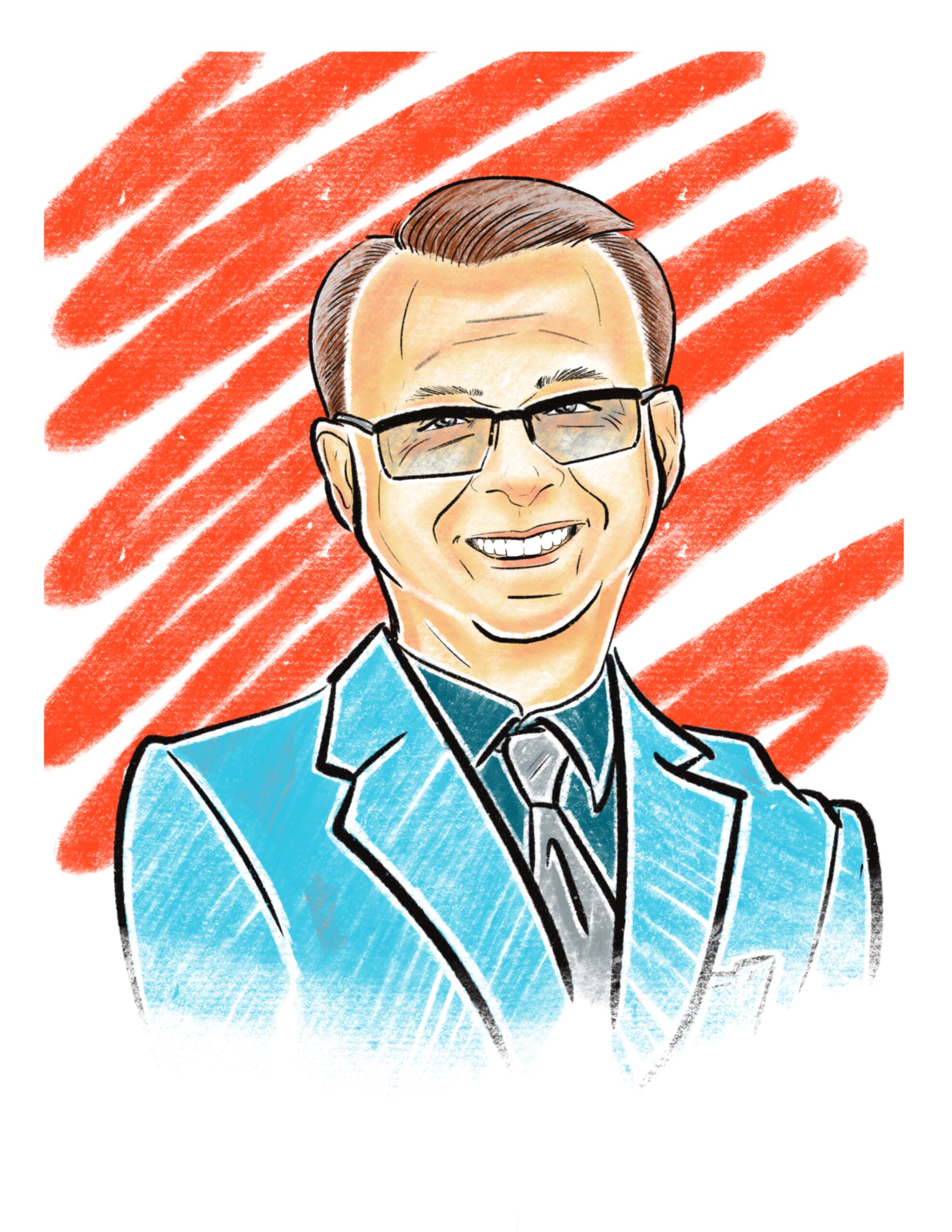 caricature of Chad Terry, CFP®, APMA®